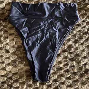 Aerie high cut cheeky bikini bottom